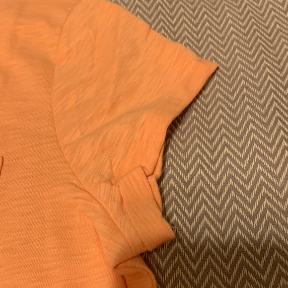 NWT. GAP pocket tee dress. Pretty peachy-orange color. Size Large. - Picture 4 of 4